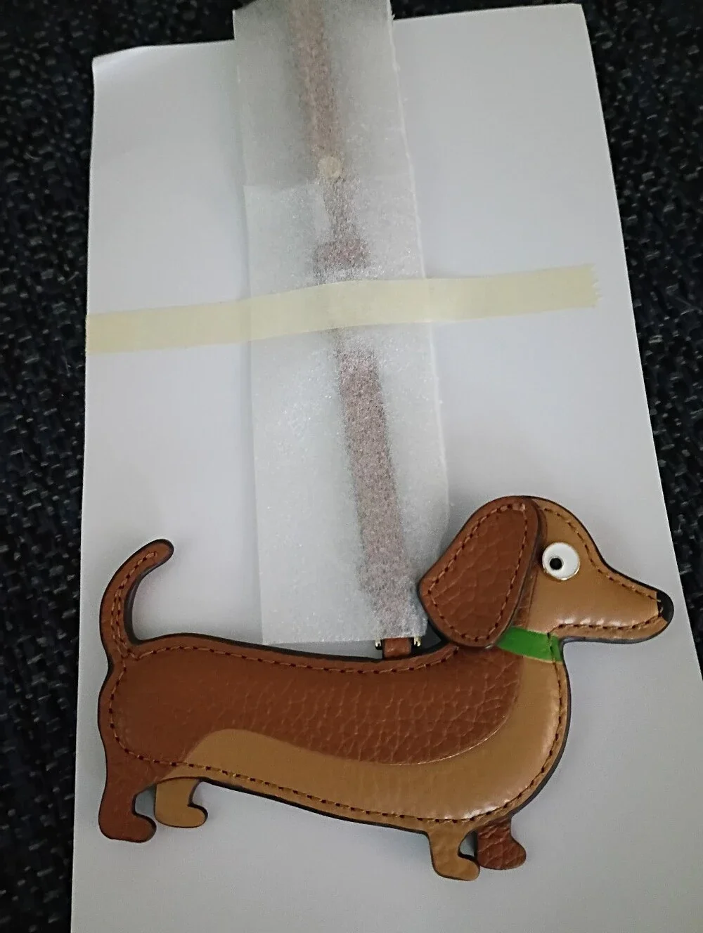 Kate Spade Weiner Dog With Logo And Cute Collar